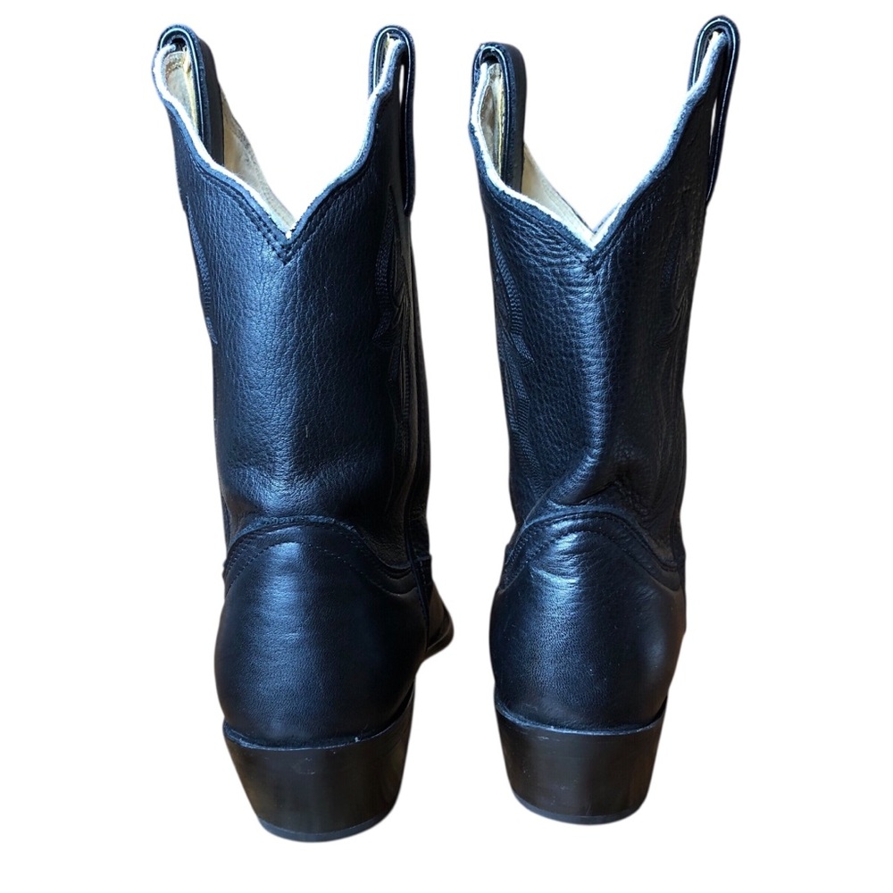 Durango Women’s Western Cowboy Boots Size 9 Black Leather Mid-Calf Cowgirl - Picture 5 of 15
